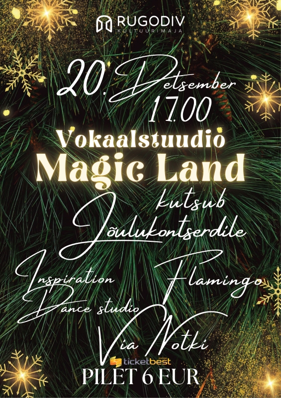 Jõulukontsert! Vokaalstuudio 